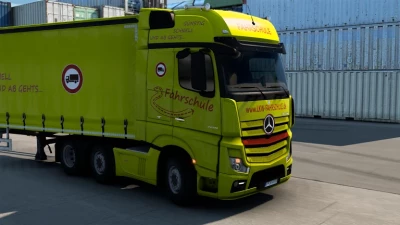 Mercedes Actros MP4 Fahrschule Combo Skin 1.45