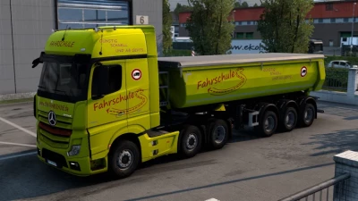 Mercedes Actros MP4 Fahrschule Combo Skin 1.45