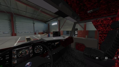 Scania 2 series Red Plush Interior 1.45