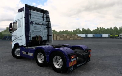 SKIN VOLVO FH 2012 HAPAG LLOYD 1.0 1.45