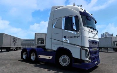 SKIN VOLVO FH 2012 HAPAG LLOYD 1.0 1.45