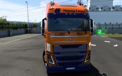 SKIN VOLVO FH 2012 HAPAG LLOYD 2.0 1.45