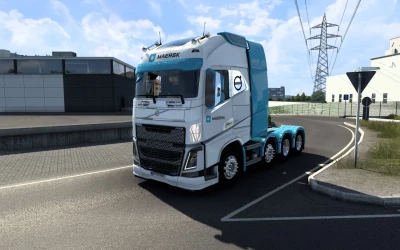 SKIN VOLVO FH 2012 MAERSK 1.0 1.45