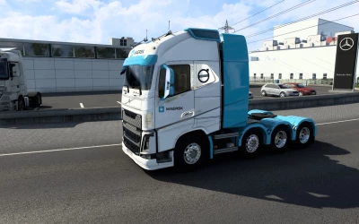 SKIN VOLVO FH 2012 MAERSK 1.0 1.45