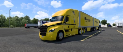 Cascadia and SCS trailers 28' Skins Yellow 1.46