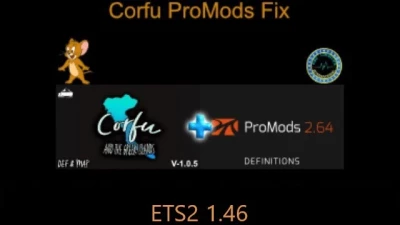 Corfu - Promods Fix v1.0 1.46