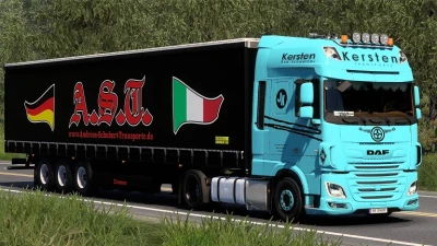 DAF XF Euro 6 Kersten Transporte (Trucker 79 TV) Skin 1.46