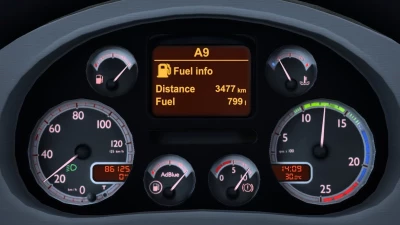 DAF XF105 Dashboard v1.3