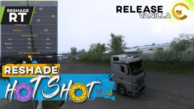 ETS2 – JD6 hoTShot – RAY TRACING ReShade v1.0