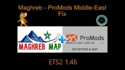 Maghreb - ProMods Middle-East Fix v0.1 1.46