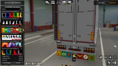 Marvel Cosmic Trailer Mudflaps 1.46