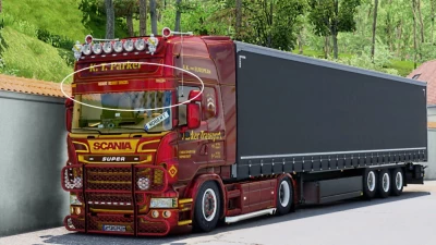 RJL Scania Painted SunShield + Antenna CB v1.0 Beta