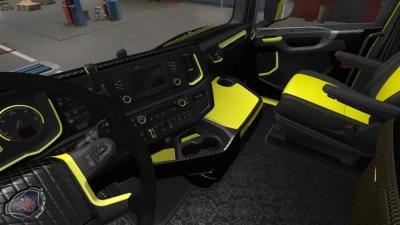 Scania 2016 Black & Yellow Interior - 1.46