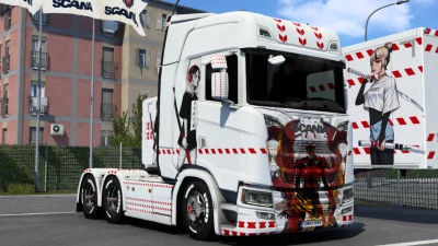 Scania Anime Katana Girl Skin 1.46