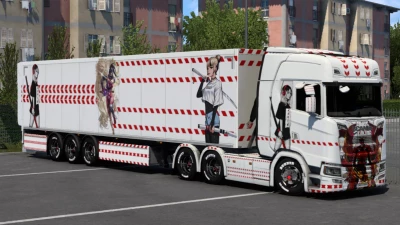 Scania Anime Katana Girl Skin 1.46