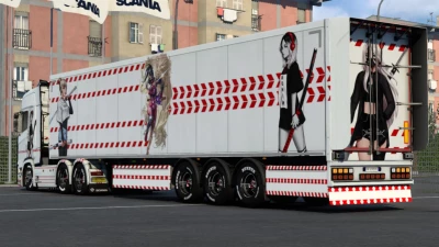 Scania Anime Katana Girl Skin 1.46