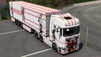 Scania Anime Katana Girl Skin 1.46