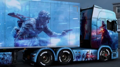 Scania Battlefield V Skin 1.46