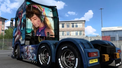 Scania Overwatch D.Va Skin 1.46