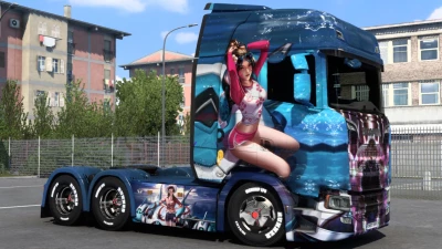 Scania Overwatch D.Va Skin 1.46