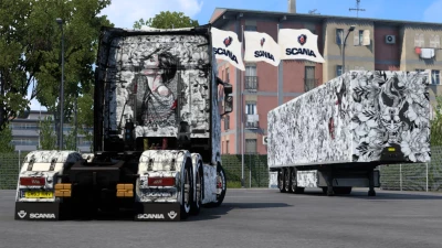 Scania Samurai Woman Skin 1.46