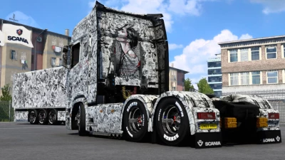 Scania Samurai Woman Skin 1.46