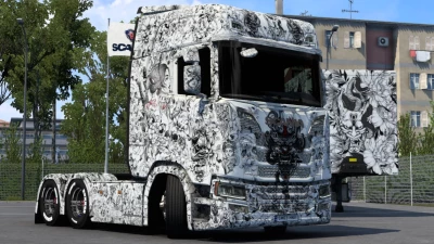 Scania Samurai Woman Skin 1.46