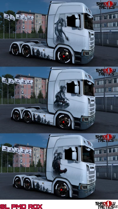 Scania Shadow Tactics Blades of the Shogun Skin Pack ( 5 Skins ) 1.46