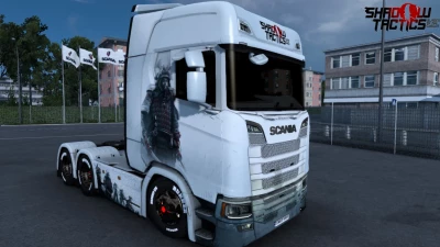 Scania Shadow Tactics Blades of the Shogun Skin Pack ( 5 Skins ) 1.46