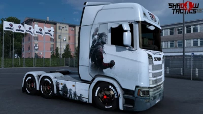 Scania Shadow Tactics Blades of the Shogun Skin Pack ( 5 Skins ) 1.46