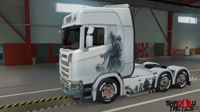 Scania Shadow Tactics Blades of the Shogun Skin Pack ( 5 Skins ) 1.46