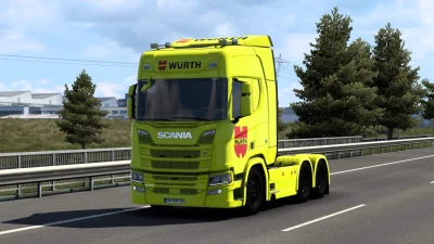 SKIN SCANIA R 2016 WÜRTH 2.0 1.40 1.46