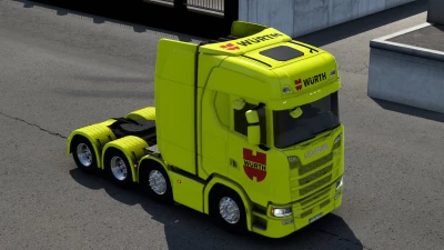 SKIN SCANIA S 2016 WÜRTH 2.0 1.40 1.46