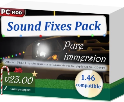 ETS2 Sound Fixes Pack v23.00