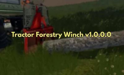 Tractor Forestry Winch v1.0.0.0