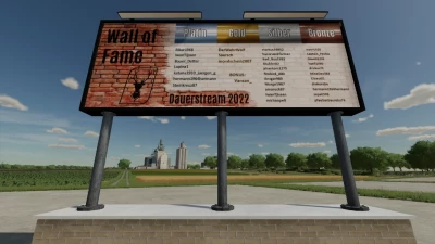 Wall of Fame / Dauerstream 2022 v1.0.0.1