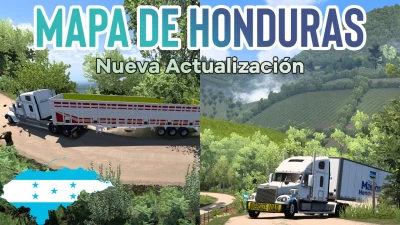 Western Honduras Map (Occidente de Honduras) v6.2 for ATS 1.46