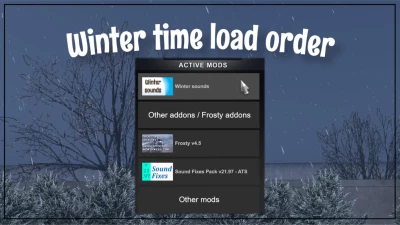 ATS Winter sounds version v4.0