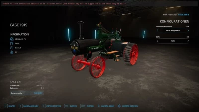 Case IH 1919 steam tractor BETA v1.0.0.0