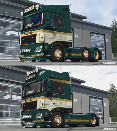 DAF XF Euro 6 Changeable Multicolor Skin – Gloss & Matte 1.48