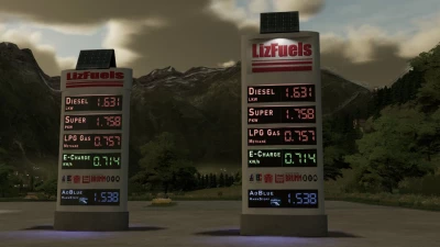 Digital Gasstation Displays v1.0.0.0