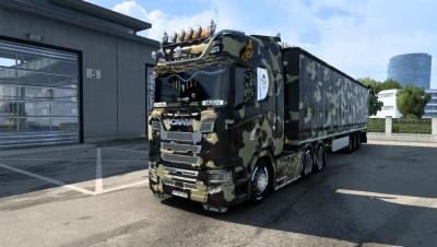 Cama Skin For All SCS Trucks And SCS BOX Trailer v1.0 1.48