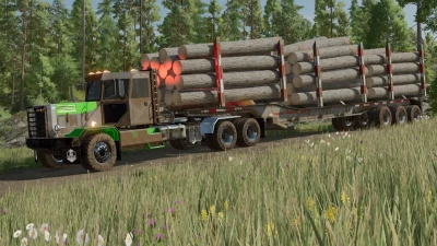 Lizard 53 Foot Tridem Log Trailer v1.0.0.0