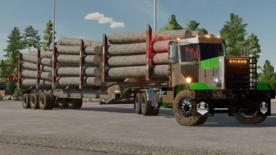 Lizard 53 Foot Tridem Log Trailer v1.0.0.0