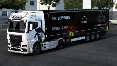 MAN Trucks Fahren für Deutschland skin v1.0