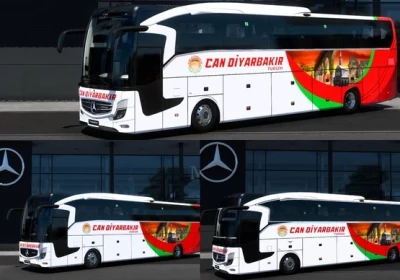 Mercedes Benz Travego 16Shd Can Diyarbakır 2023 Pack 1.48.x