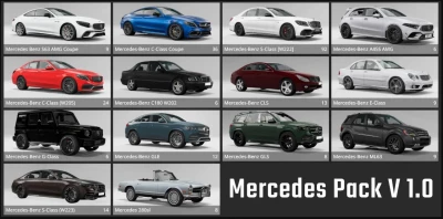 MERCEDES CAR PACK v1.0 0.30.x