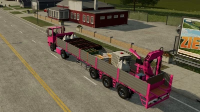 Platform Trailer With Crane v1.0.0.0