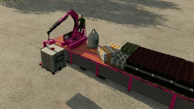 Platform Trailer With Crane v1.0.0.0