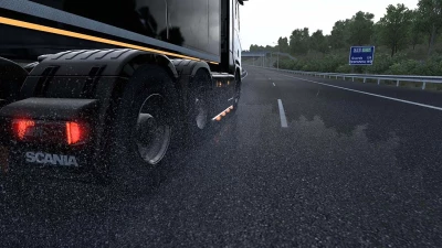 Realistic Rain & Water & Thunder Sounds V6.7.1 ETS2 1.48.5